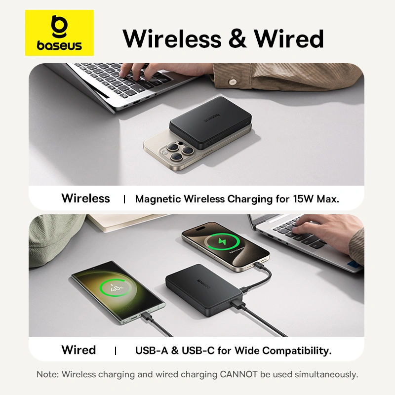 Baseus Airpow Ⅱ 10000mAh 22.5W Qi2 Magnetic Power Bank - Image 10