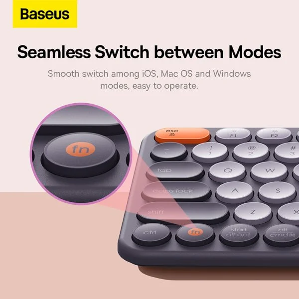 Baseus K01A Wireless Tri-Mode Keyboard - Image 8