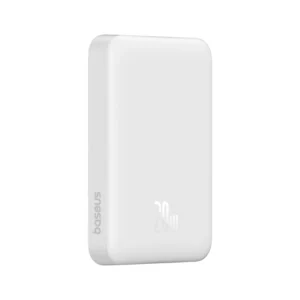 Baseus Magnetic Mini Air Wireless Fast Charge Power Bank 10000mAh 20W – Stellar White (P10059001223-00)