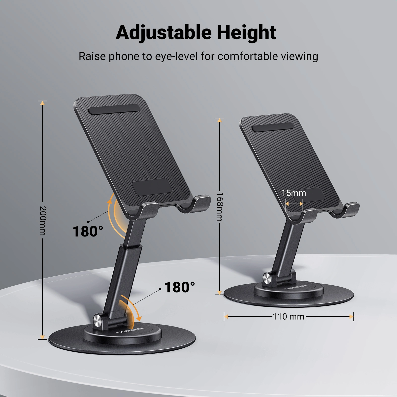 UGREEN 360 Rotating and Folding Phone Stand - Image 6