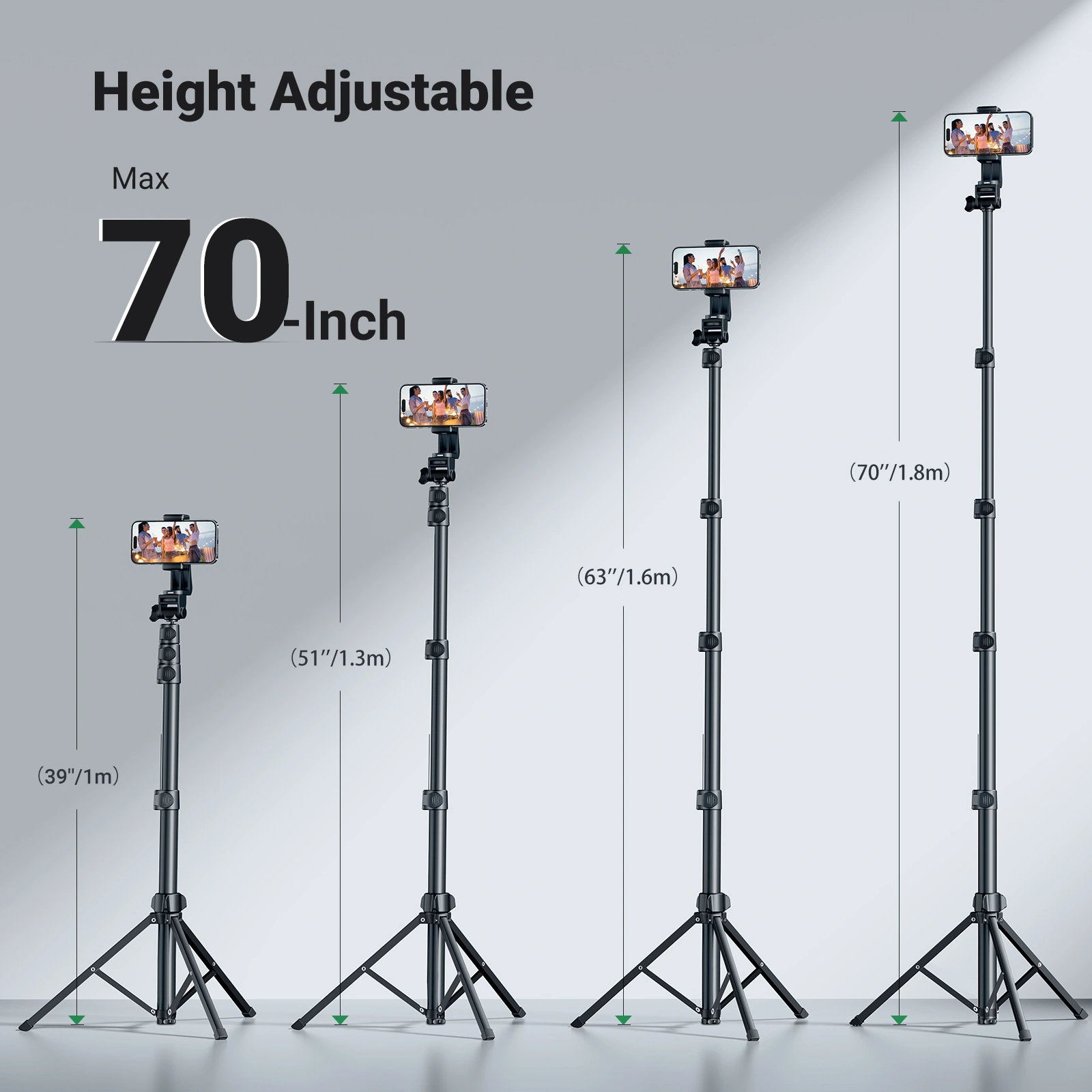 UGREEN Tripod and Selfie Stick with Bluetooth Remote - Image 7