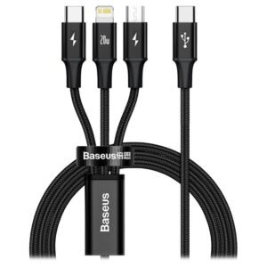 Baseus Rapid Series 3-in-1 Type-C 1.5 Meter Fast Charging Cable