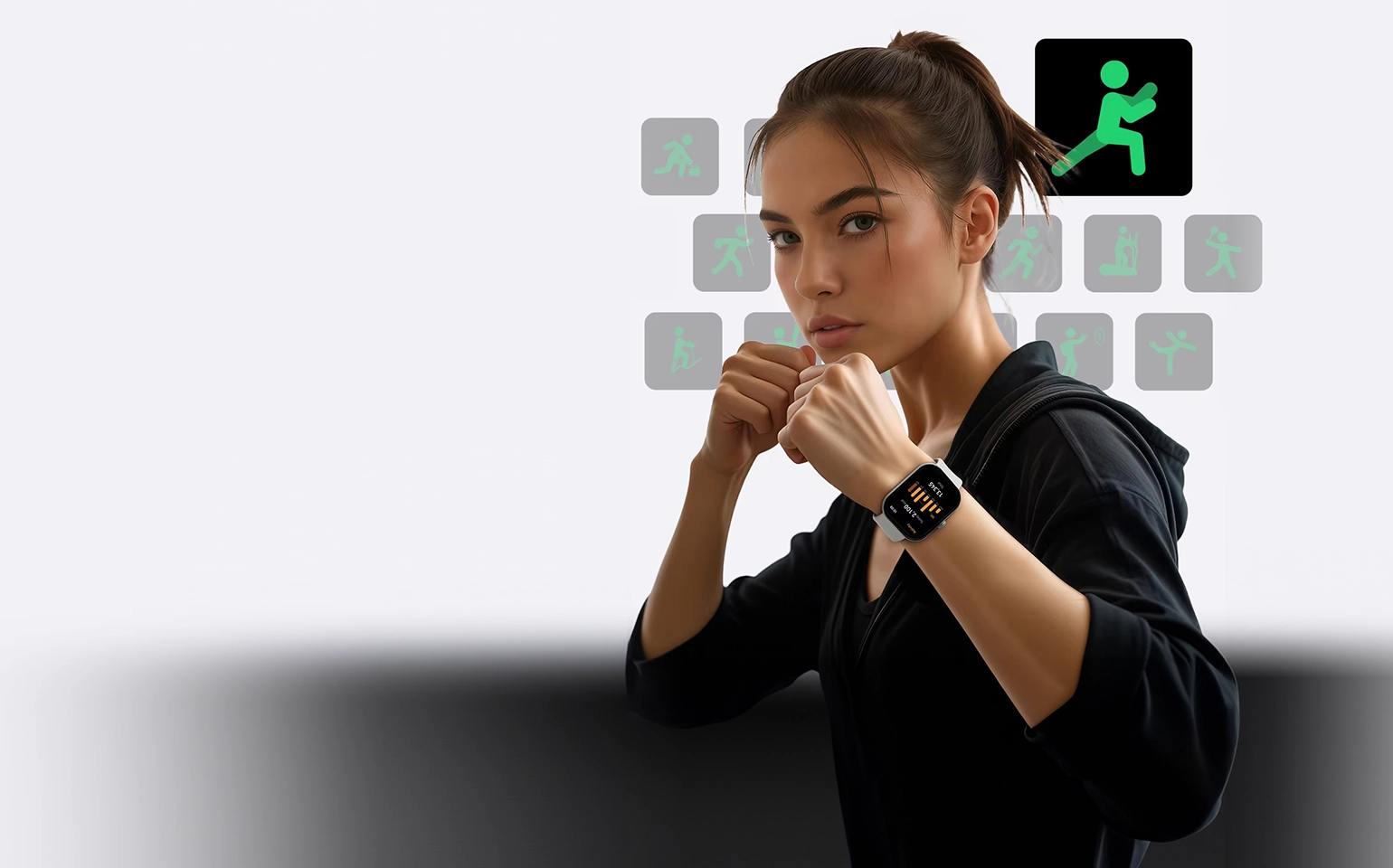 Haylou Watch S6 Smart Watch - Black - Image 4