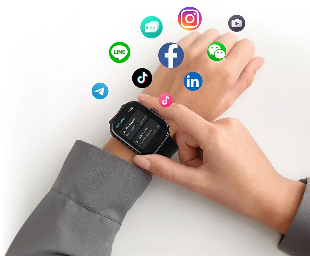 Haylou Watch S6 Smart Watch - Black - Image 5