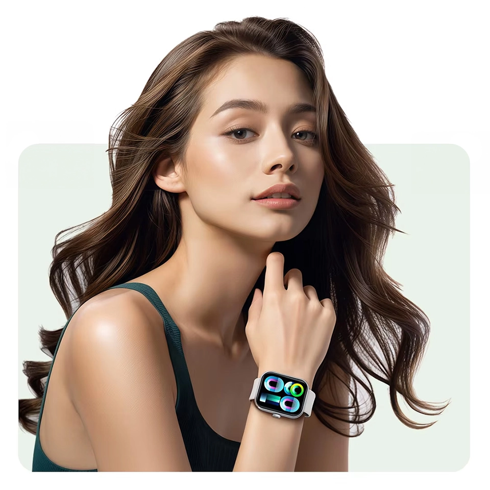 Haylou Watch 4 GPS Tracking Smart Watch - Silver - Image 3