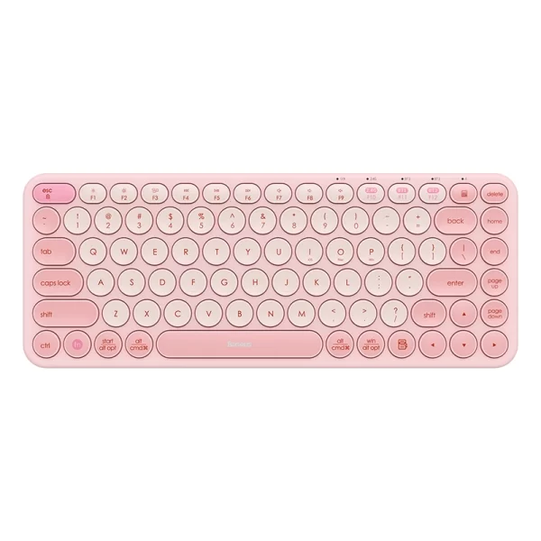 Baseus K01A Wireless Tri-Mode Keyboard - Pink (B00955503413-00)