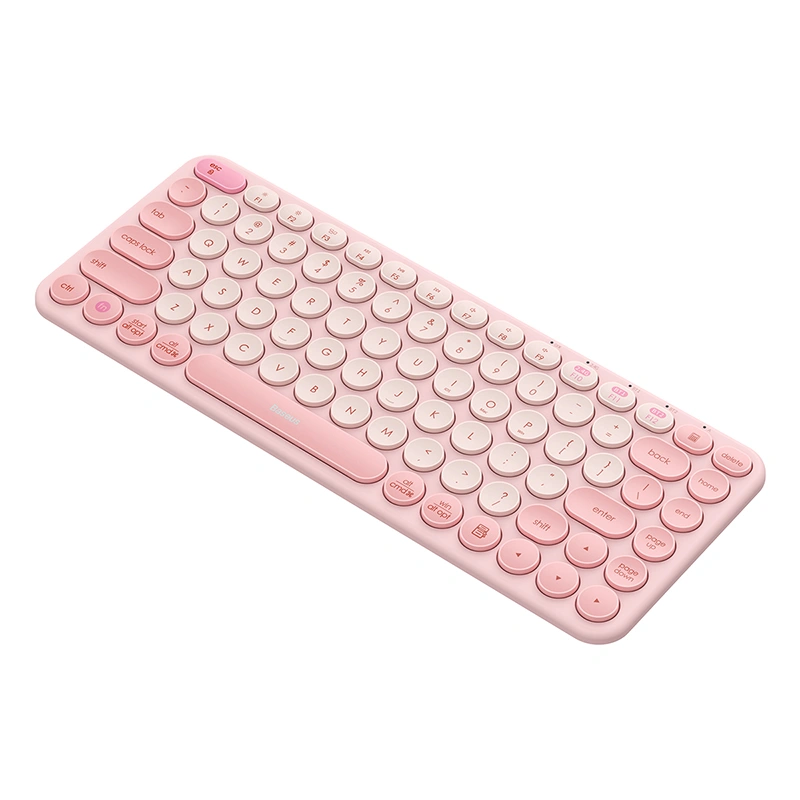 Baseus K01A Wireless Tri-Mode Keyboard Pink - Image 5