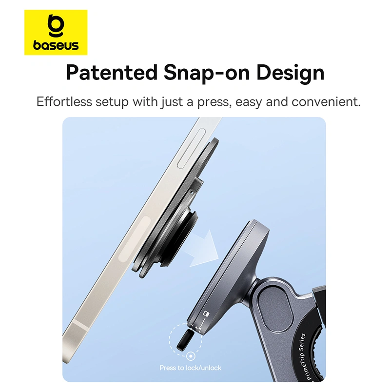 Baseus PrimeTrip Series Stick-on Type Magnetic Bike Phone Mount Holder - Image 10