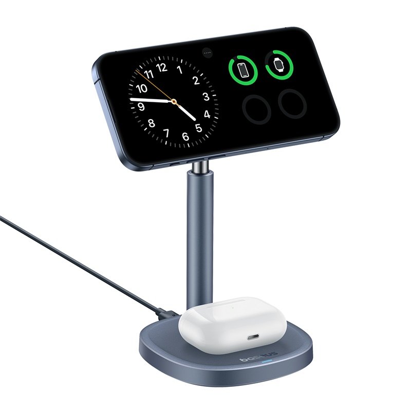 Baseus Orbit 2 Pro Air-Cooled 20W 2-in-1 Qi2 Wireless Charging Stand - Image 7