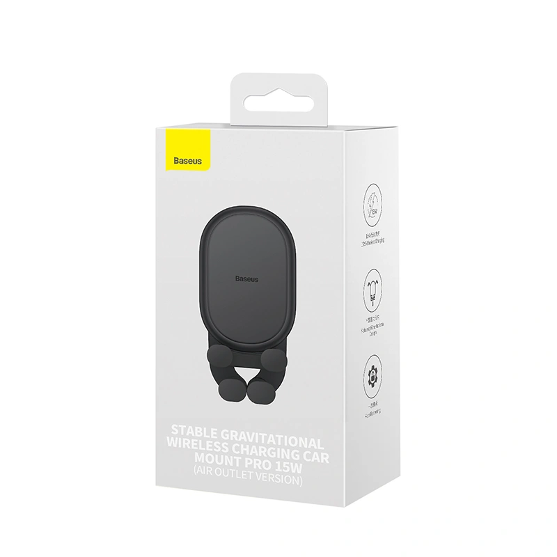 Baseus Stable Gravitational 15W Wireless Charging Car Mount - Image 14