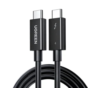 UGREEN Thunderbolt 4 0.8 Meter 8K Video, 40Gbps Data, 100W Type-C Fast Charging Cable – US501 - 30389