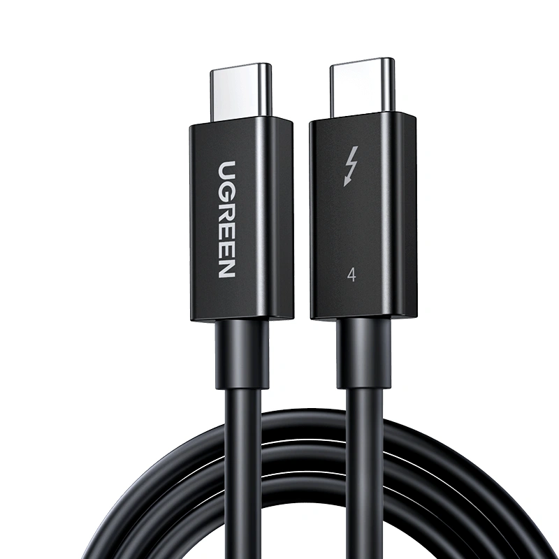 UGREEN Thunderbolt 4 0.8 Meter 8K Video, 40Gbps Data, 100W Type-C Fast Charging Cable – US501 - 30389
