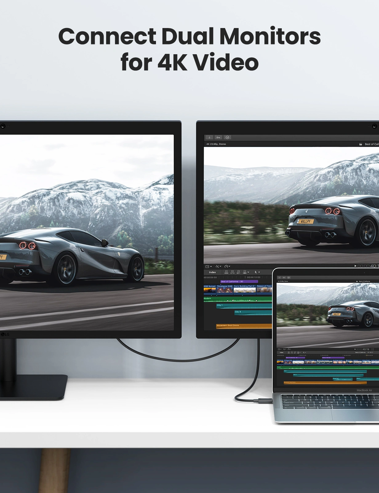 UGREEN Thunderbolt 4 0.8 Meter 8K Video, 40Gbps Data, 100W Type-C Cable - Image 12