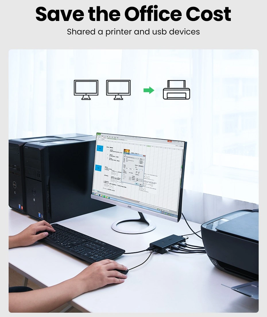 UGREEN HDMI 2-Port KVM Switch Box - Image 8