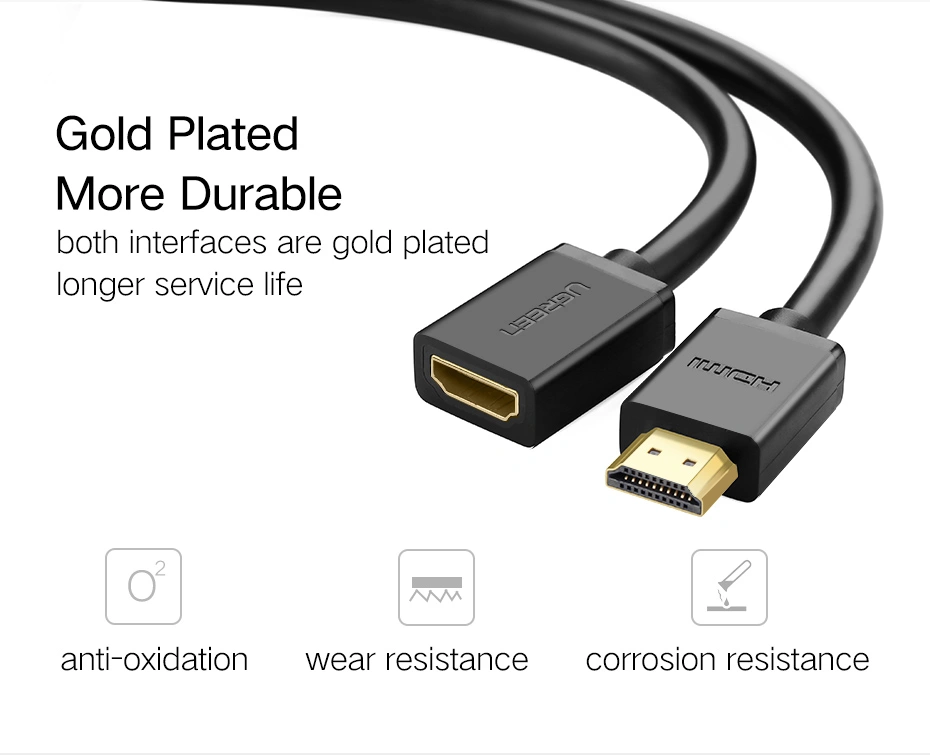 UGREEN 0.5M HDMI 4K Male to Female Extension Cable - Image 8