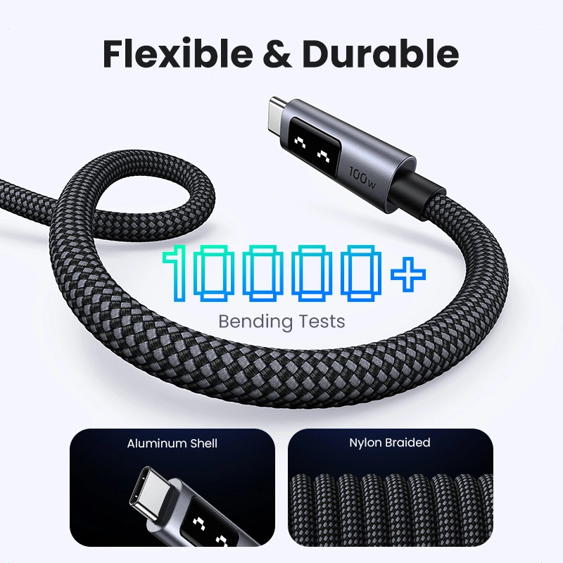 UGREEN UNO 100W 5A Max 1m Type-C to Type-C Cable - Image 7