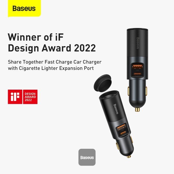 Baseus Share Together 120W U+C Dual Port Car Charger - Image 9