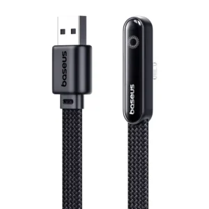 Baseus MVP 3 USB to Lightning 2 Meter 2.4A Fast Charging Cable – Cosmic Black (P10382503121-01)
