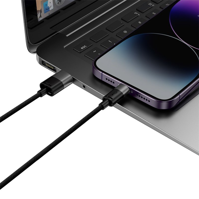 Baseus StarSpeed One-for-Three USB to M+L+C Cable - Image 2