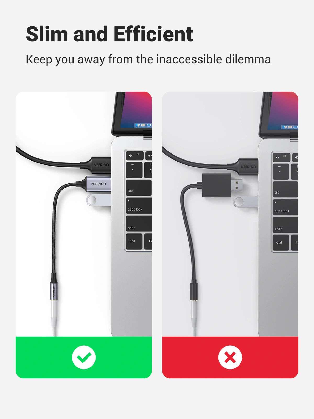UGREEN USB 2.0 to 3.5mm Audio Adapter - Image 4