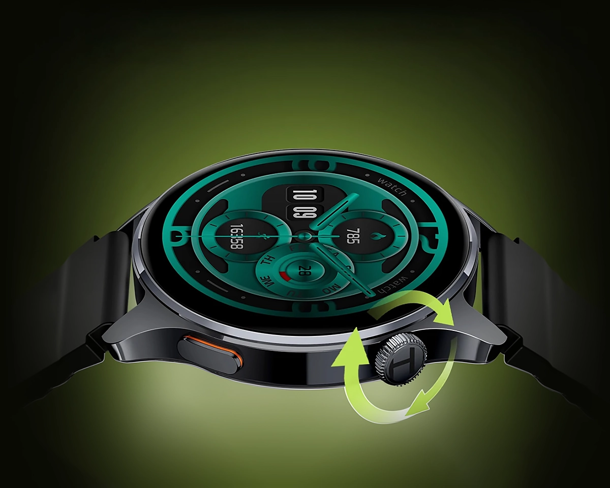 Haylou Watch 4S Five-Star GPS Positioning Smart Watch - Silver - Image 6