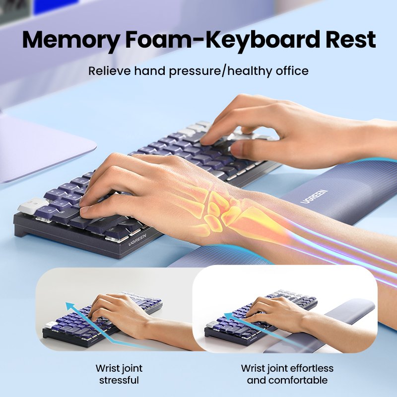 UGREEN Ergonomic Keyboard Wrist Rest Pad - Image 10
