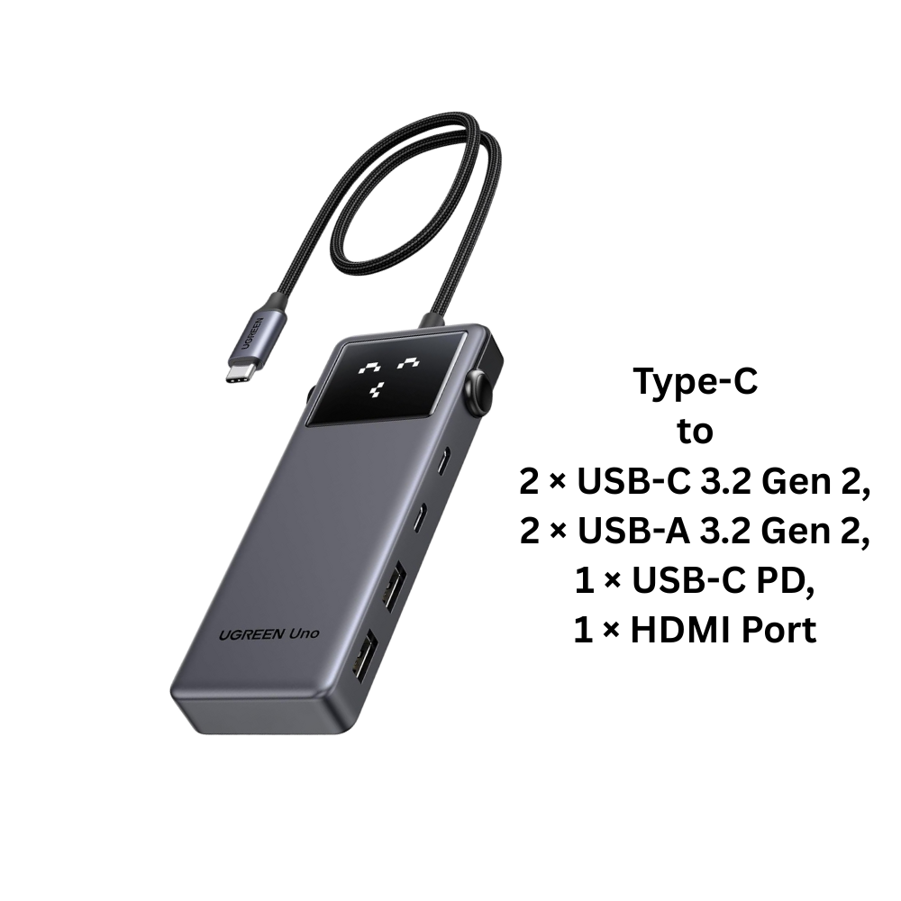 UGREEN UNO Series 6-in-1 Type-C Hub