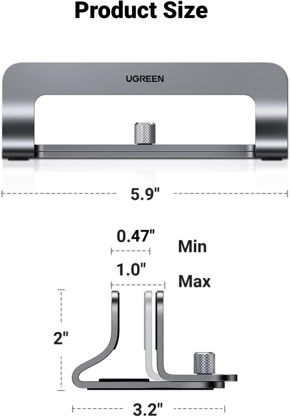 UGREEN Vertical Laptop Stand - 20471 - Image 5