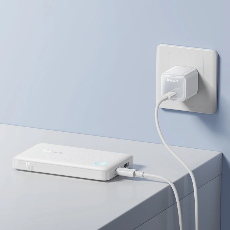 Baseus EnerFill FP11 10000mAh 15W Fast Charging Power Bank – Moon White - Image 8