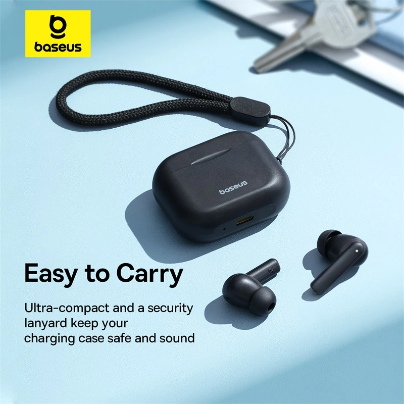 Baseus Bowie E17 True Wireless Bluetooth Earphones – Cluster Black - Image 11