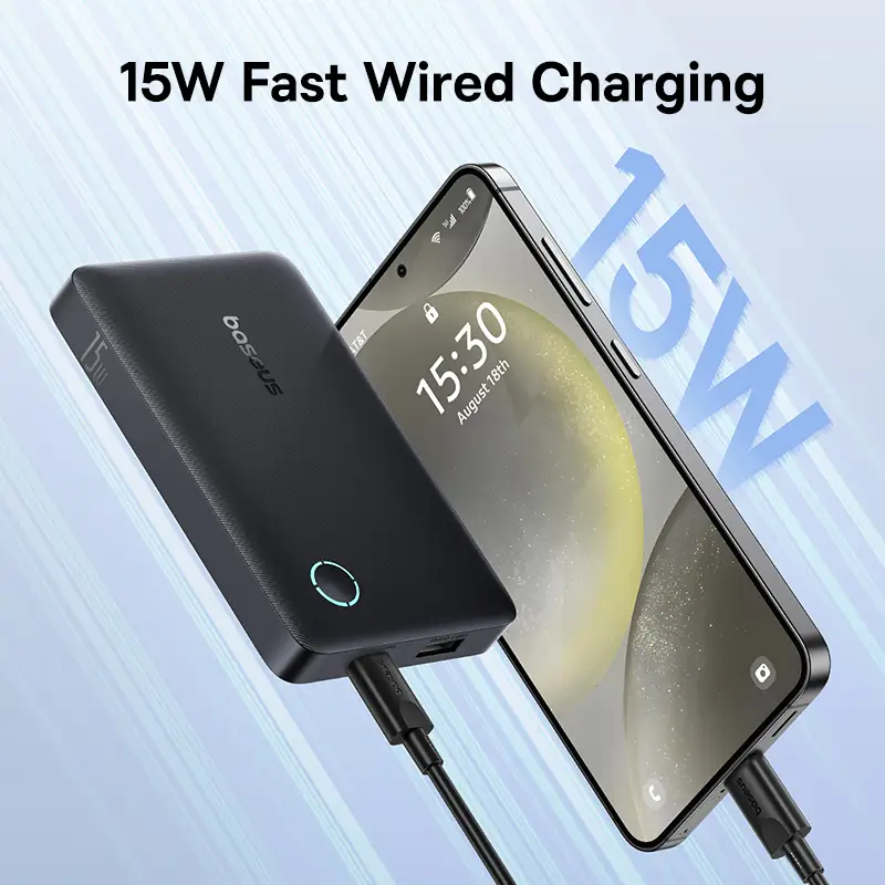 Baseus EnerFill FP11 10000mAh 15W Fast Charging Power Bank – Cosmic Black - Image 9