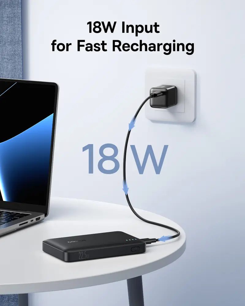 Baseus EnerFill FP21 10000mAh 22.5W Fast Charging Power Bank – Cosmic Black - Image 10