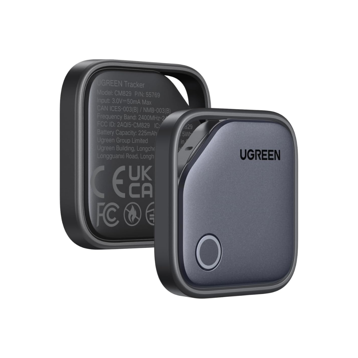 UGREEN Smart Finder Tag Tracker Bluetooth 2x Pack (Supports Android) – CM829 – 55769P