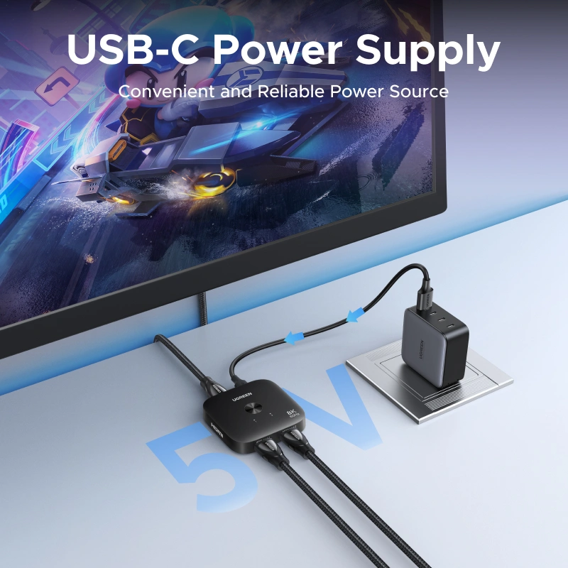 UGREEN 2 In 1 Out 8K@60Hz HDMI Switch - Image 3
