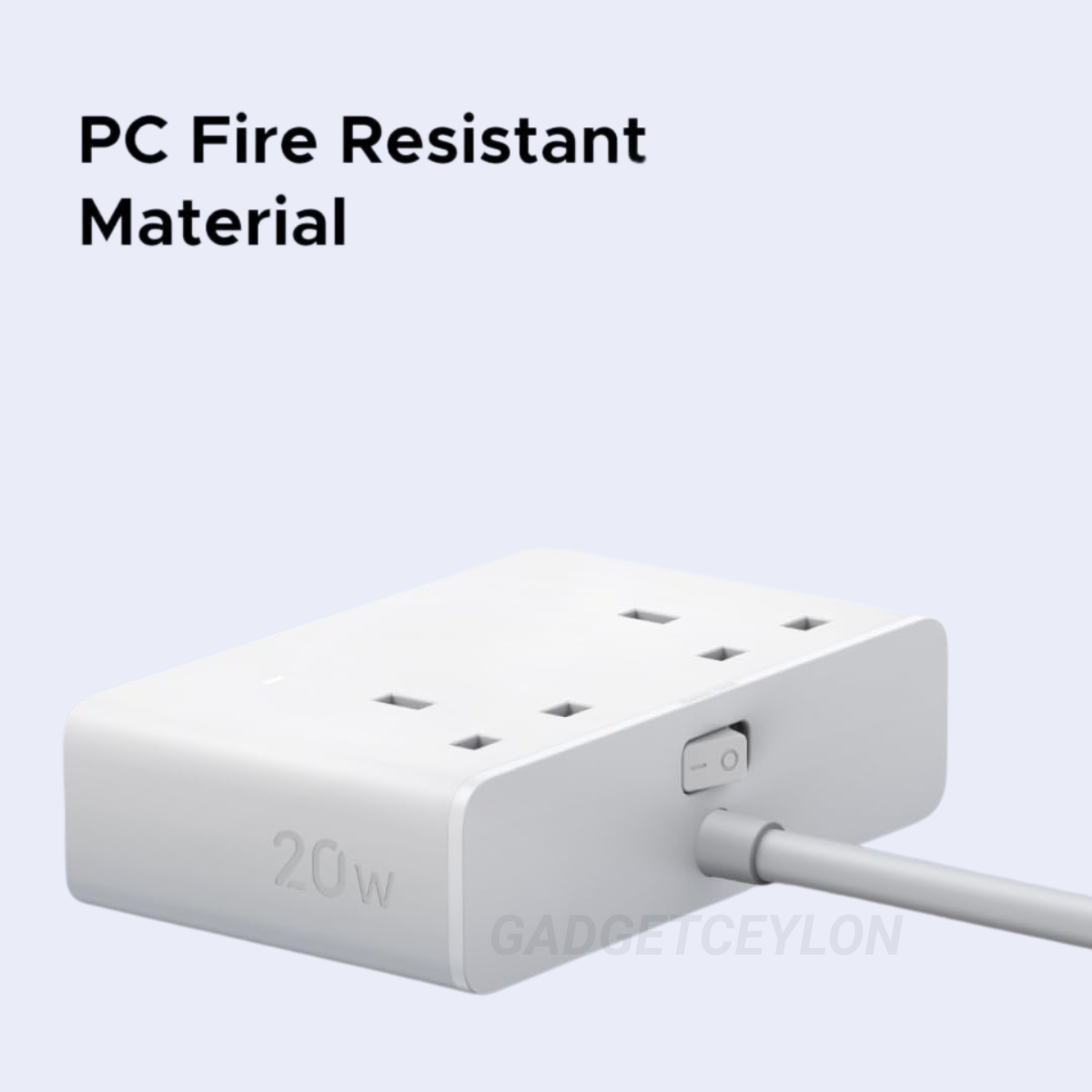 UGREEN 20W Nexode Extension Cord Power Strip - Image 5