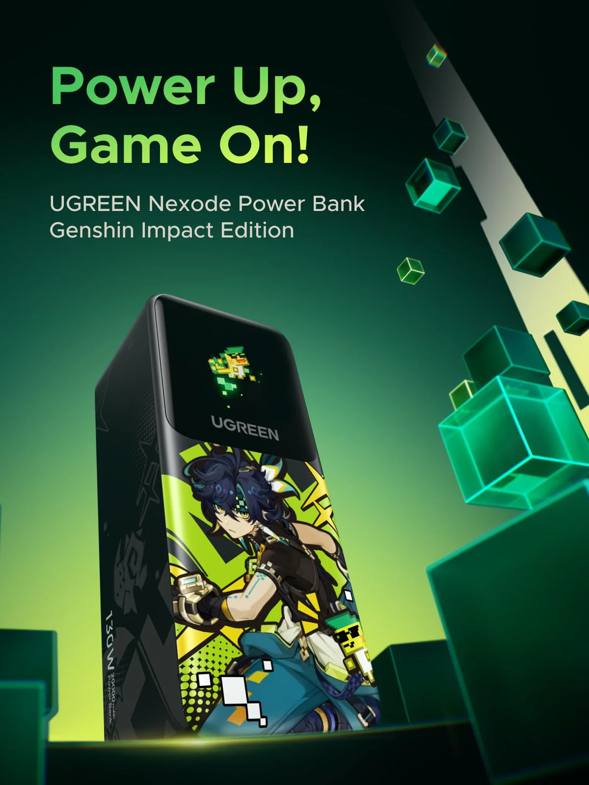 UGREEN Nexode 130W 20000mAh Power Bank Genshin Impact Edition - Image 2