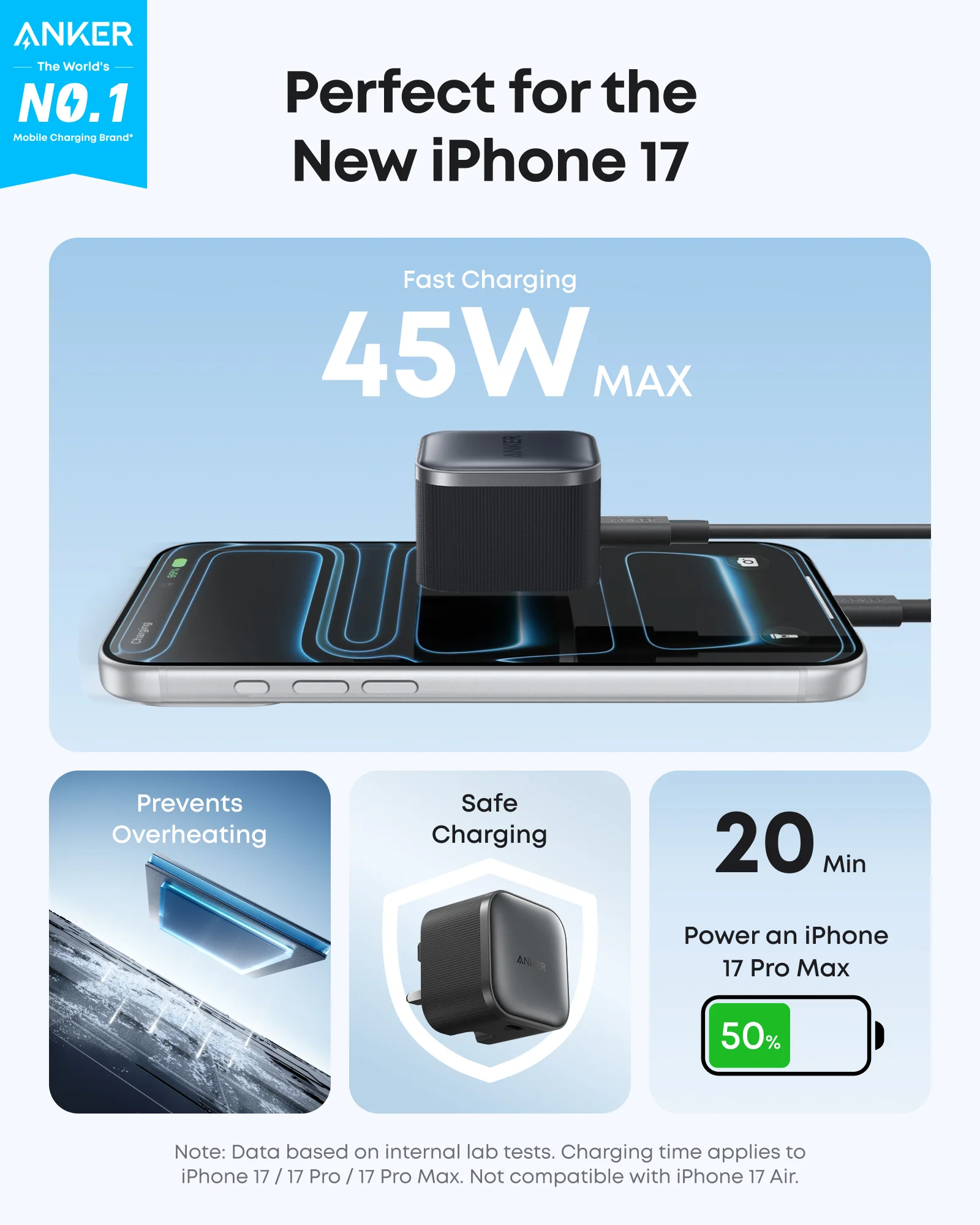 Anker Nano 45W USB-C Fast Charger with USB-C Cable - Image 3