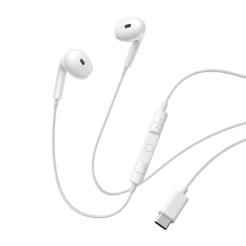 Baseus Encok CZ19 Wired Earphones – Moon White –A00182201213-00