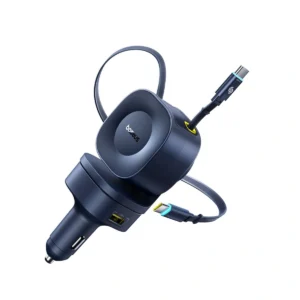 Baseus PrimeTrip VR2 Max 240W Car Charger with Retractable Cable 3C + U – Cosmic Black – C0206700