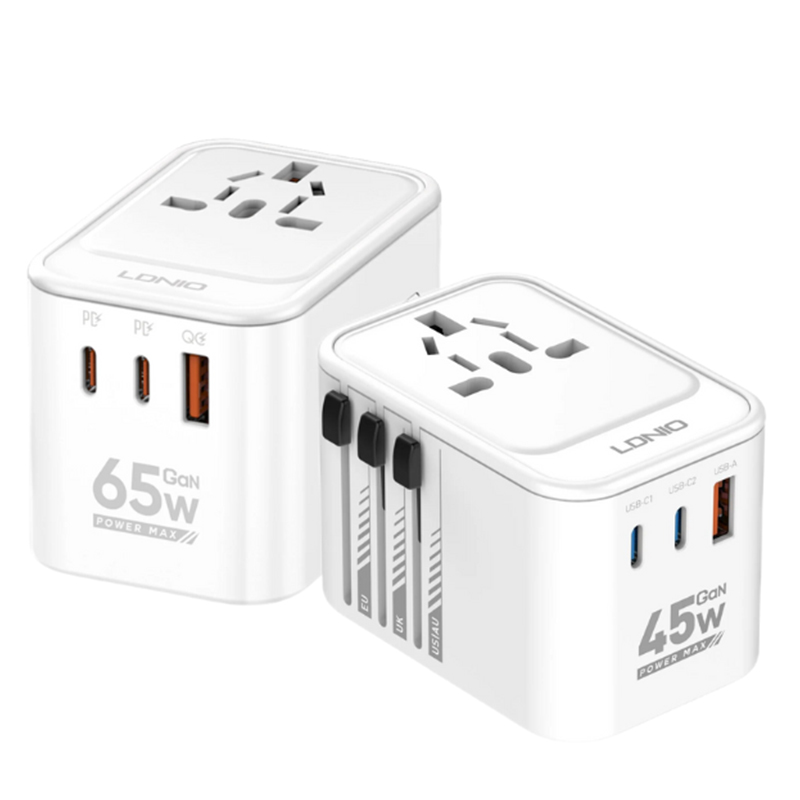 LDNIO Z8 45W GaN Universal Travel Adapter - Image 3