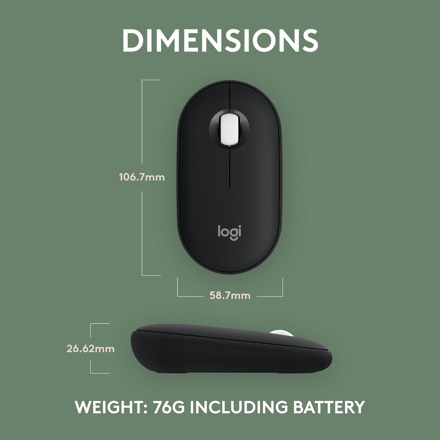 Logitech Pebble Mouse 2 M350s - Image 14