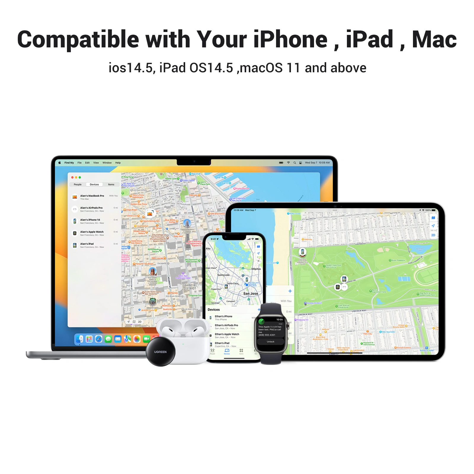 UGREEN Smart Bluetooth Finder – 60387 - Image 5