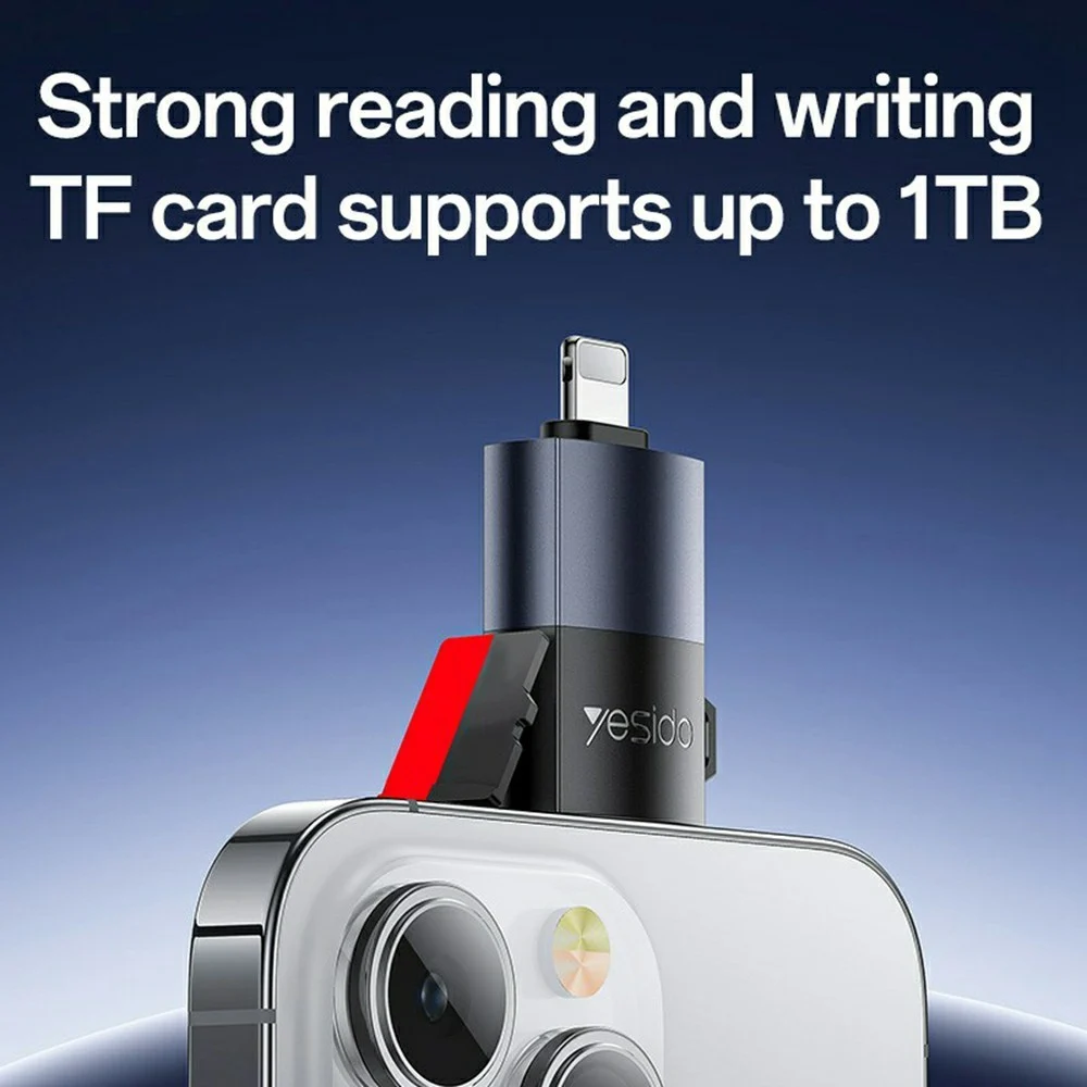 Yesido GS38 Lightning Interface Card Reader - Image 6