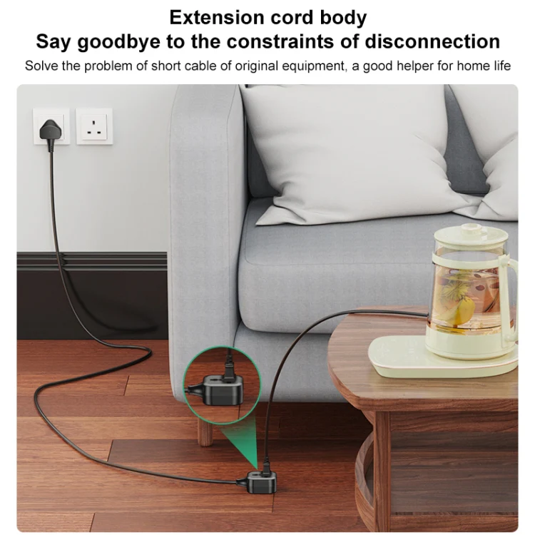 Yesido MC28 3250W Max Output Extension Power Cord Adapter - Image 13