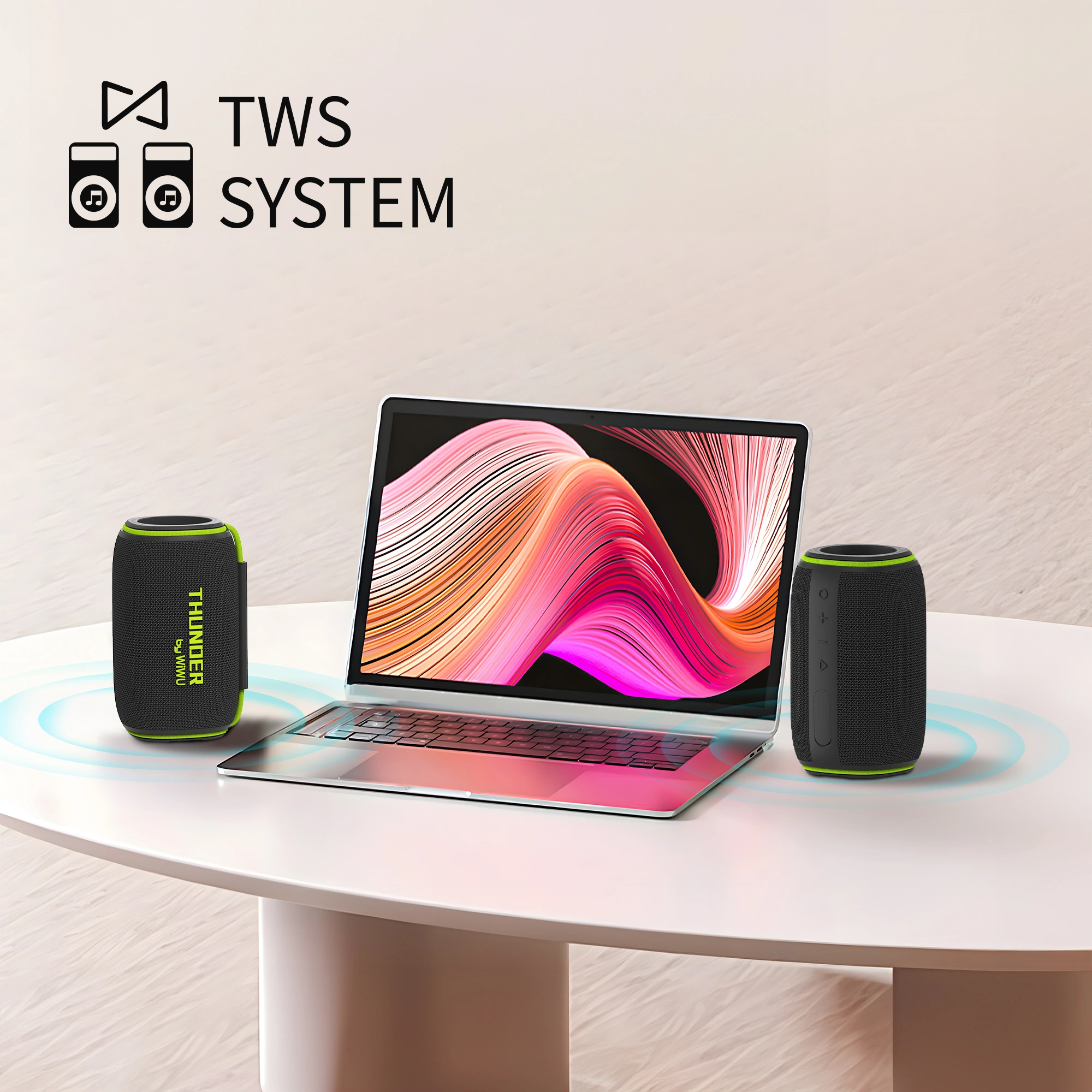 WIWU H5 Thunder Wireless Speaker - Image 7