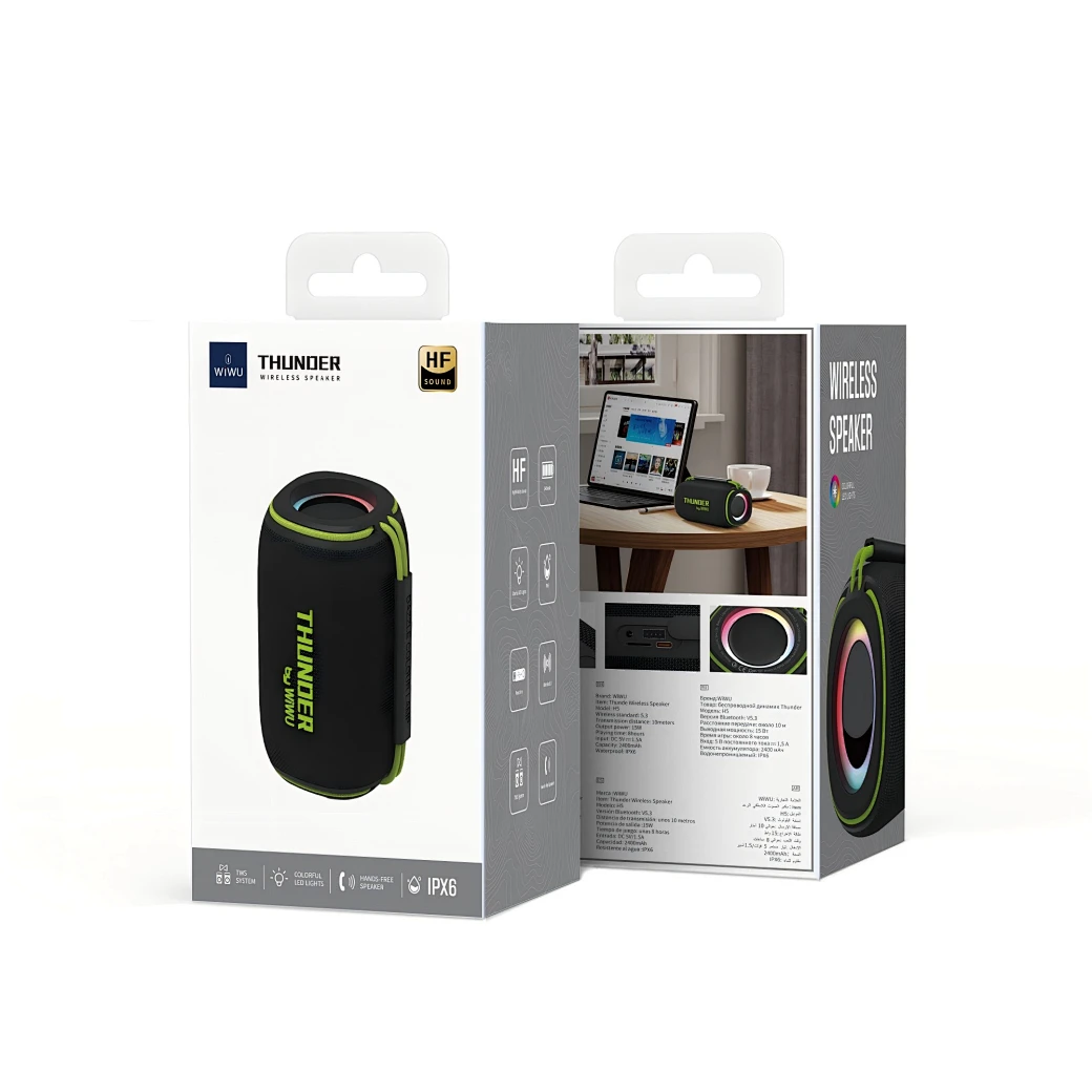 WIWU H5 Thunder Wireless Speaker - Image 8