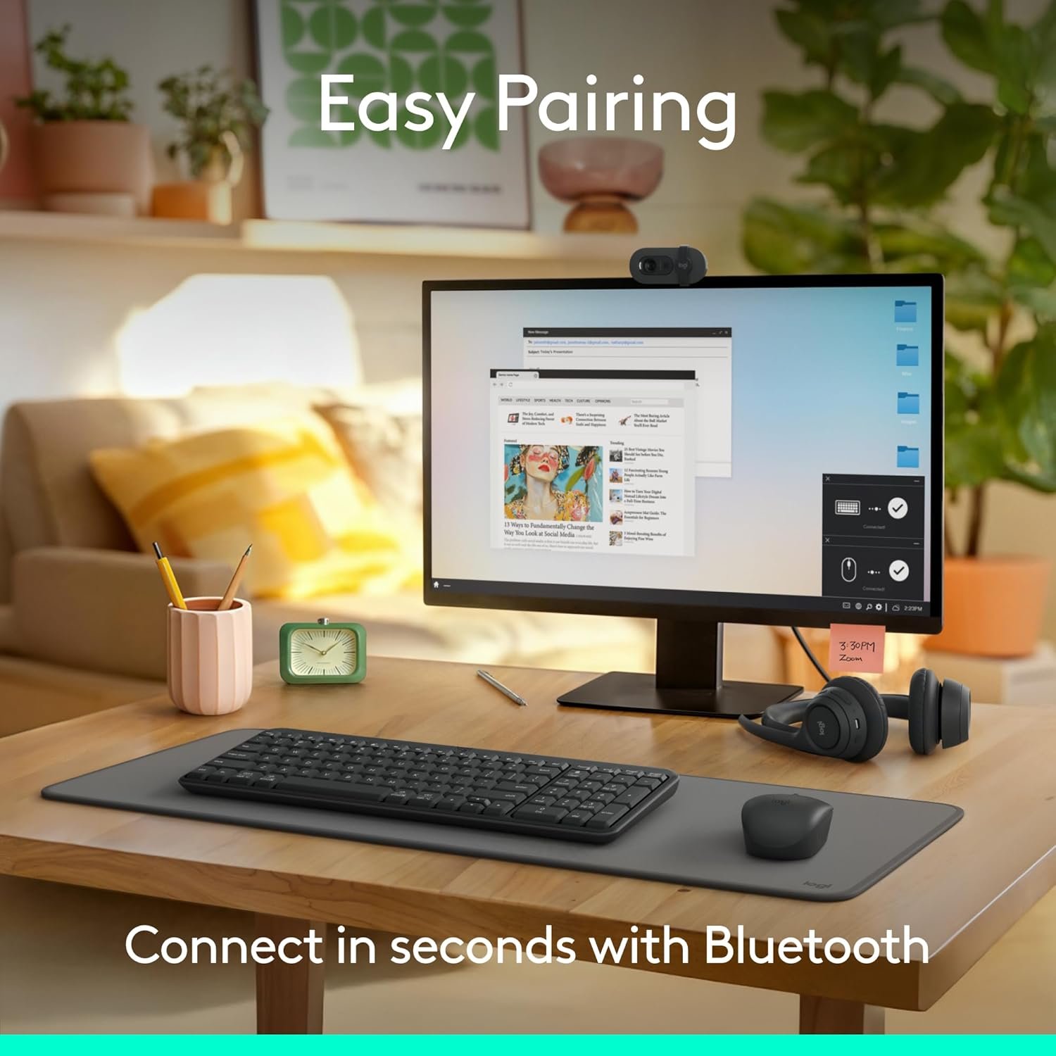 Logitech MK250 Compact Wireless Mouse and Keyboard - Image 4