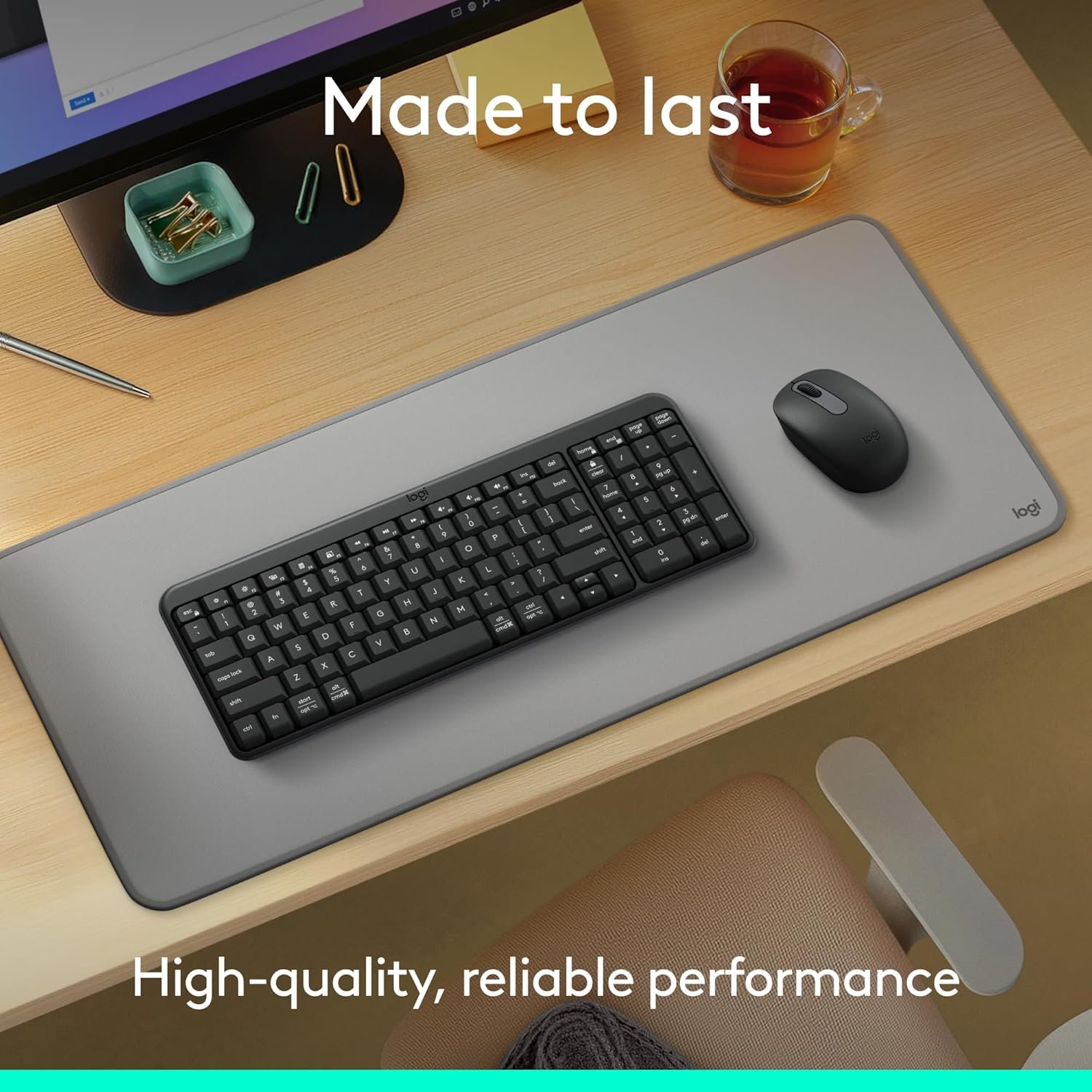 Logitech MK250 Compact Wireless Mouse and Keyboard - Image 5