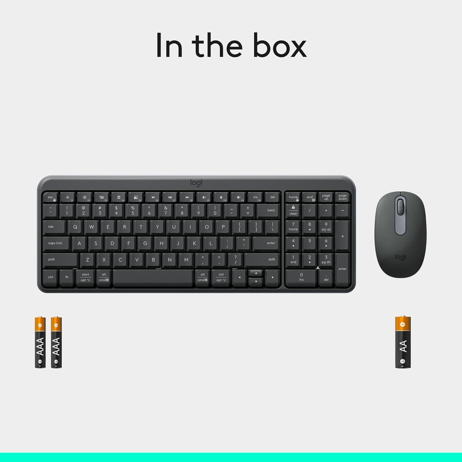 Logitech MK250 Compact Wireless Mouse and Keyboard - Image 11