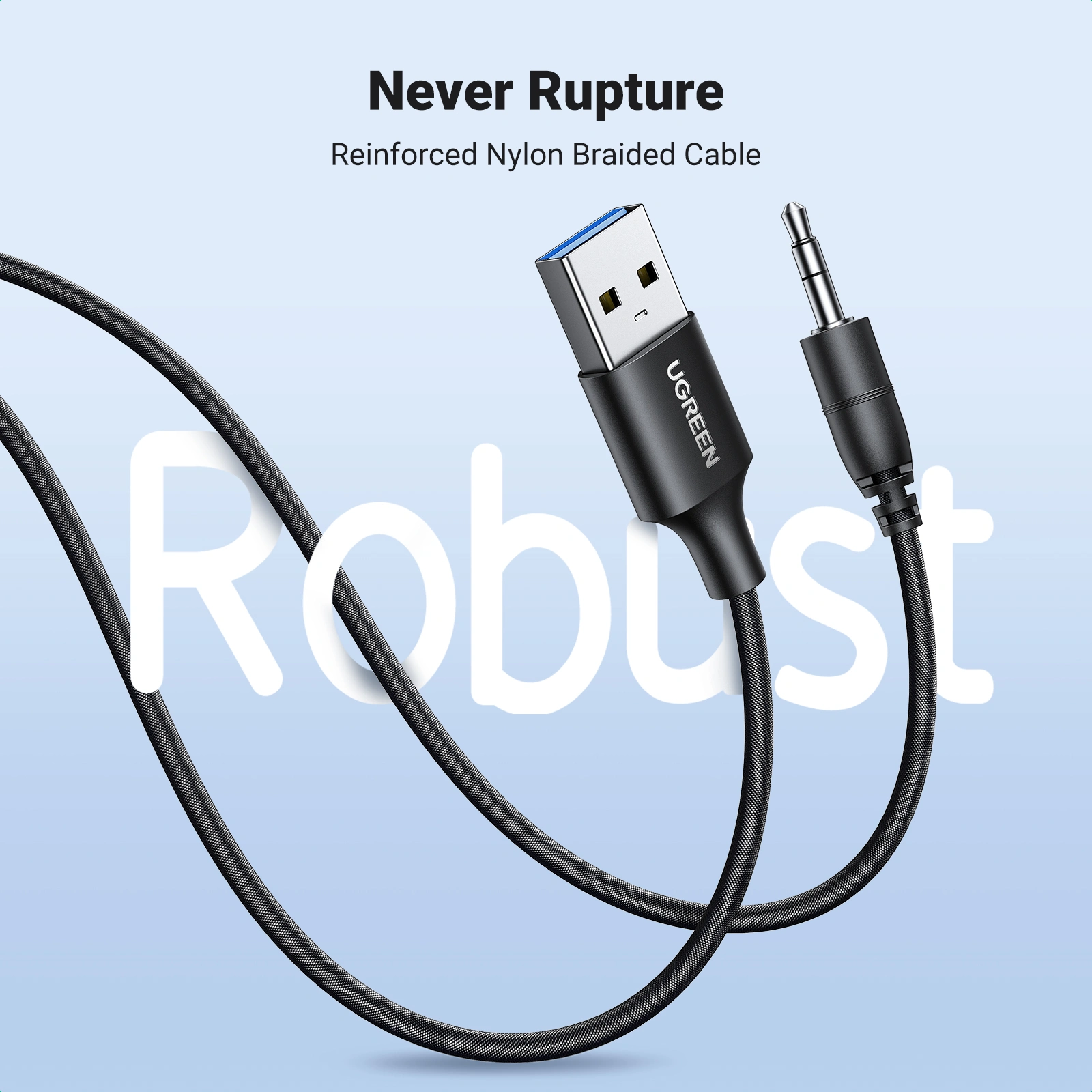 UGREEN 3.5mm Bluetooth 5.4 Receiver Audio Dual Connection Adapter - Image 3